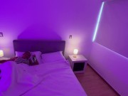 Stepmom shares bed and gets anal sex. Behind the scenes 2/16