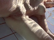 Russian hot babe naked mermaid like swimming 11/16