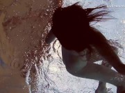 Russian hot babe naked mermaid like swimming 16/16