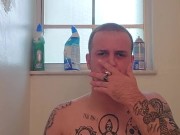 Smoking In Purple Panties 9/16