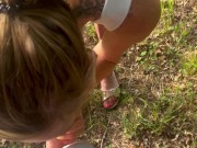 I suck a good cock in a wood and I swallow a lot of cum 13/16