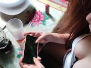 RISKY BLOWJOB WHILE PLAYING ONLINE GAME. PINAY STUDENT ROOM MATE 6/16