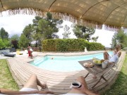 Threesome With Naughty Beauties 4/16