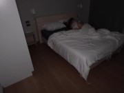 Husband came home late and begs forgiveness with his big cock in my mouth and pussy 1/16