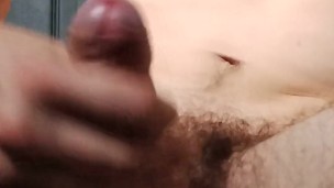 Uncut Teen Boy Strips His Shorts Then Masturbates