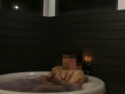 『夏　水着　ギャル』入学したばかりの巨乳の白ギャルを夏サークル旅行先のプールで水着にさせて着衣生ハメに成功。エロ過ぎて気持ち良過ぎた。。　個人撮影　フェラ　スタイル抜群　主観動画 5/16