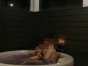 『夏　水着　ギャル』入学したばかりの巨乳の白ギャルを夏サークル旅行先のプールで水着にさせて着衣生ハメに成功。エロ過ぎて気持ち良過ぎた。。　個人撮影　フェラ　スタイル抜群　主観動画 6/16