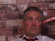 CFNM secretaries give group HJ in office 5/16