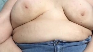 Thick Chubby Hairy Pussy BBW With Big Natural Tits Gets Creampied