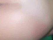 Cheating Girlfriend Clapping Ass on Step Bro Dick. Wet Pussy Sounds.