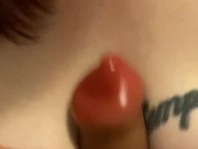 Big fat  dildo between these huge tits 6/16