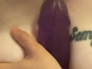 Thanos cock meets my huge tits 12/16