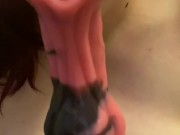 My mouth barely fits this horse cock 6/16