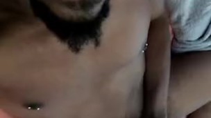 Slow masturbating.