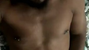 Pierced dick masturbation.