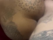 cheating ebony step sister creams all over my big dick 12/16