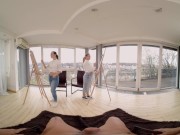 Threesome with Horny Painters 1/16