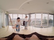 Threesome with Horny Painters 2/16