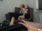 Redhead babe takes my big cock in different positions 1/16