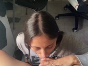 She came to my house and gave me a Perfect Blowjob 8/16