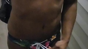 Walking Home from the Pool in Speedos/Naked