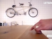 Sexy Chick Fit XXX Sandy Is In For Some Quick Fuck With The Cleaning Guy - LETSDOEIT 4/16