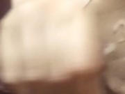 Milking Dick on my tits 13/16