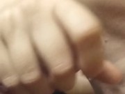 Milking Dick on my tits 15/16