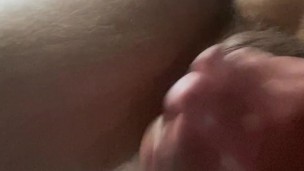 Stroking my Big Dick Bent Over Above You while Spanking, Spreading, and Fingering my Virgin Ass - Vi