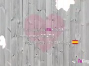 Amanda Luxor tries our sexy blind dates! She wants a good stud inside her pussy 1/16