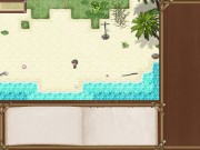 【#01 寝取島 -NTR CAST AWAY(体験版)実況】無人島の寝取られRPG。巨乳美女とまずはイチャラブ編。フェラしてもら・・(NTRファンタジーRPG同人エロゲー 2/16