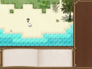 【#01 寝取島 -NTR CAST AWAY(体験版)実況】無人島の寝取られRPG。巨乳美女とまずはイチャラブ編。フェラしてもら・・(NTRファンタジーRPG同人エロゲー 3/16