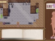 【#01 寝取島 -NTR CAST AWAY(体験版)実況】無人島の寝取られRPG。巨乳美女とまずはイチャラブ編。フェラしてもら・・(NTRファンタジーRPG同人エロゲー 9/16