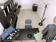 LOAN4K. Lady with hot round tits gets sum of money borrowed after sex 2/16