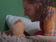 A Real Couple Making Love at Home - awkwardness, laughter, kissing, toys and orgasms 2/16
