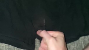 HAND JOB MY COCK AND CUM ON MY BOXERS (part 1)