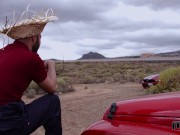 Naughty Peasant Girl Alexis Crystal Sucks Off Two Strangers During Outdoor Sex Session 2/16