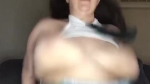 THICK WHITE BBW RIDES COCK TO ORGASM AND CREAMPIE