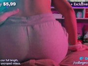 I couldn't hold it and I came in my pants during the lapdance 13/16