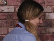 CFNM college babes suck dick in group BJ 4/16