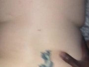 Stoped to help milf put some air in her tire and change it so she gave it up willingly! 😁🍆🔥🍾🎊 15/16