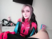 Spider-girl doing whatever it takes to get my web. Porn parody - pinkloving 💖 1/16