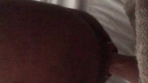 Fuck myself so hard pissed on myself