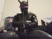 LatexPup Self Bondage orgasam 15/16