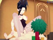Momo Yaoyorozu and Izuku Midoriya have intense sex in a casino. - My Hero Academia Hentai 13/16