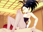 Momo Yaoyorozu and Izuku Midoriya have intense sex in a casino. - My Hero Academia Hentai 14/16