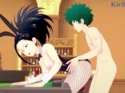 Momo Yaoyorozu and Izuku Midoriya have intense sex in a casino. - My Hero Academia Hentai 6/16