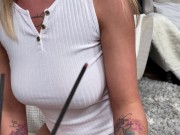 Foot massage with HandJob and PussyJob 1/16