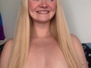 Gringa calificando tu pene pequeño! Rating 6/16