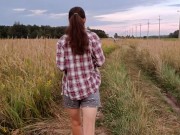 Public anal with a perfect body slut 1/16